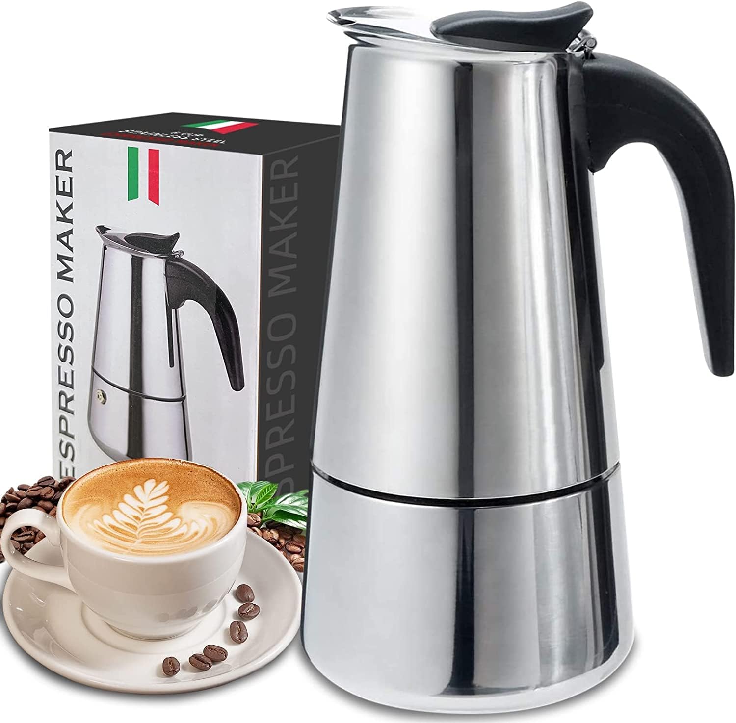 Coffee Equipment Machine - เครื่องชงกาแฟโมคา4/6/9ถ้วย, เครื่องชงกาแฟเอสเปรสโซเครื่องชงกาแฟลาเต้เครื่องชงกาแฟโมคา