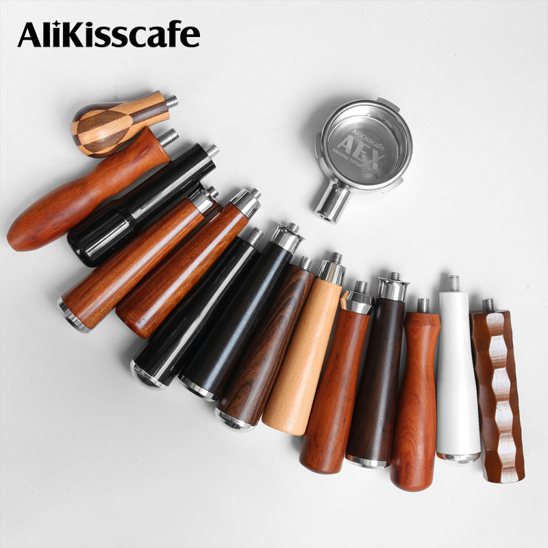 Coffee Equipment Tools - ด้ามจับพอร์ตาฟิลเตอร์กาแฟ M10 ด้ามจับแบบปรับแต่งสำหรับเครื่องชงเอสเพรสโซ่ Delonghi Breville อะไหล่ทดแทนพอร์ตาฟิลเตอร์